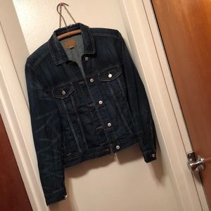 American Eagle distressed denim jacket